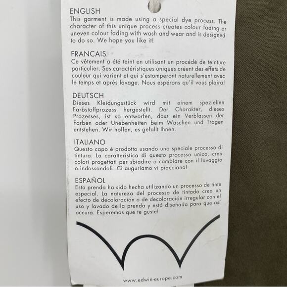 Edwin Shorts Men’s 30 Rails Casual Preppy Khaki Green Vacation Summer - Picture 5 of 14